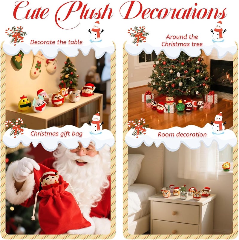 EBINGMIMA 2025 Christmas Mini Plush Advent Calendar - Image 5